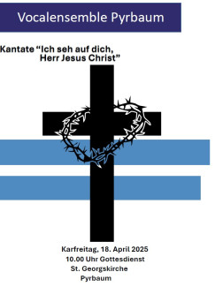 Plakat Karfreitagsgottesdienst