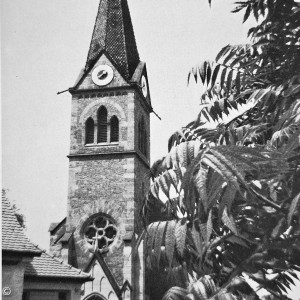 Geschichtliches Bild der Kirche Ebenried